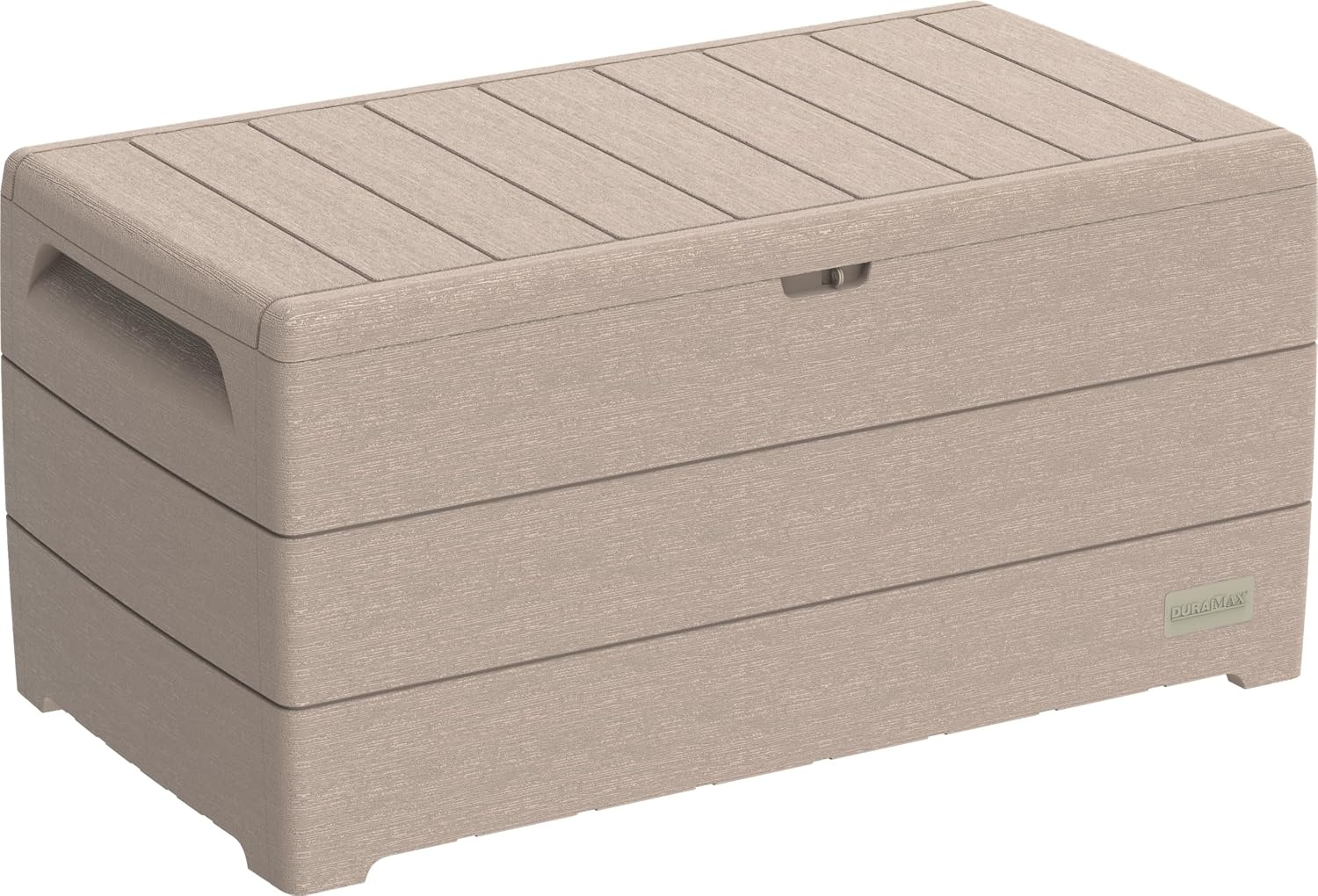 Opbergbox Tuin 416L met Gasveer & Zitbank - Warm Taupe - 54% Korting