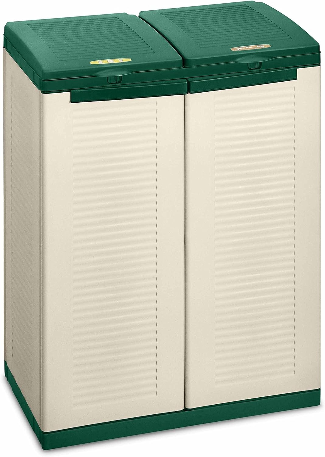 Terry Ecocab 3 Afvalscheidingskast Kunststof Grijs 102x39x88.7cm - 59% Korting