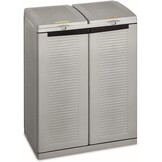 Terry Ecocab 3 Afvalscheidingskast Kunststof Grijs 102x39x88.7cm - 59% Korting