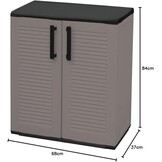 Art Plast Lage Kast Grijs 68x37x84 cm - 34% Korting