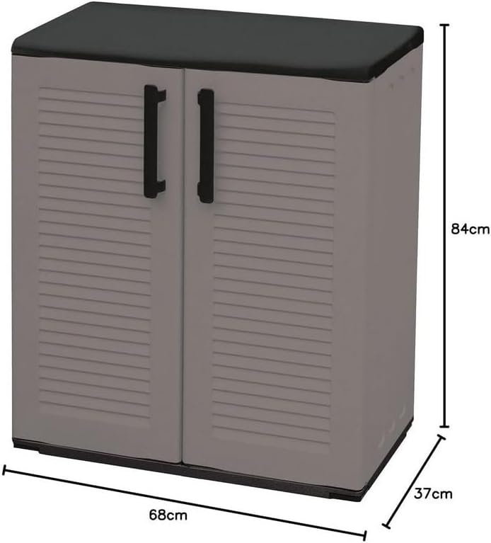 Art Plast Lage Kast Grijs 68x37x84 cm - 34% Korting