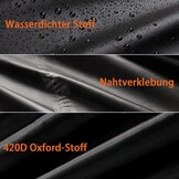 Waterdichte Hangstoelhoes - 200x120x200 cm - Zwart - 33% Korting
