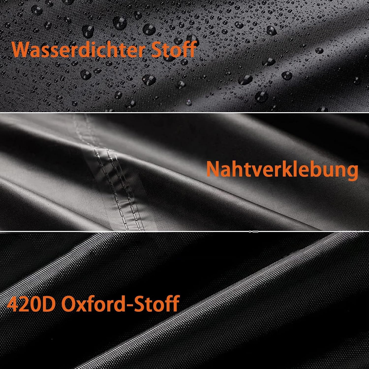 Waterdichte Hangstoelhoes - 200x120x200 cm - Zwart - 33% Korting