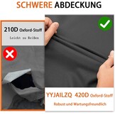Waterdichte Hangstoelhoes - 200x120x200 cm - Zwart - 33% Korting