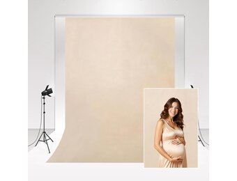 Beige Retro Fotostudio Achtergrond 1.5 x 2.2m - 33% Korting