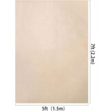 Beige Retro Fotostudio Achtergrond 1.5 x 2.2m - 33% Korting