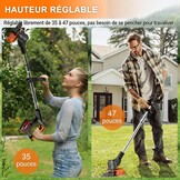 Draadloze Bosmaaier Zwart - 32% Korting!