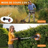 Draadloze Bosmaaier Zwart - 32% Korting!