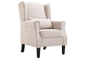 vidaXL Fauteuil Stof Beige 41% Korting