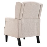 VidaXL Fauteuil Stof Beige - 35% Korting