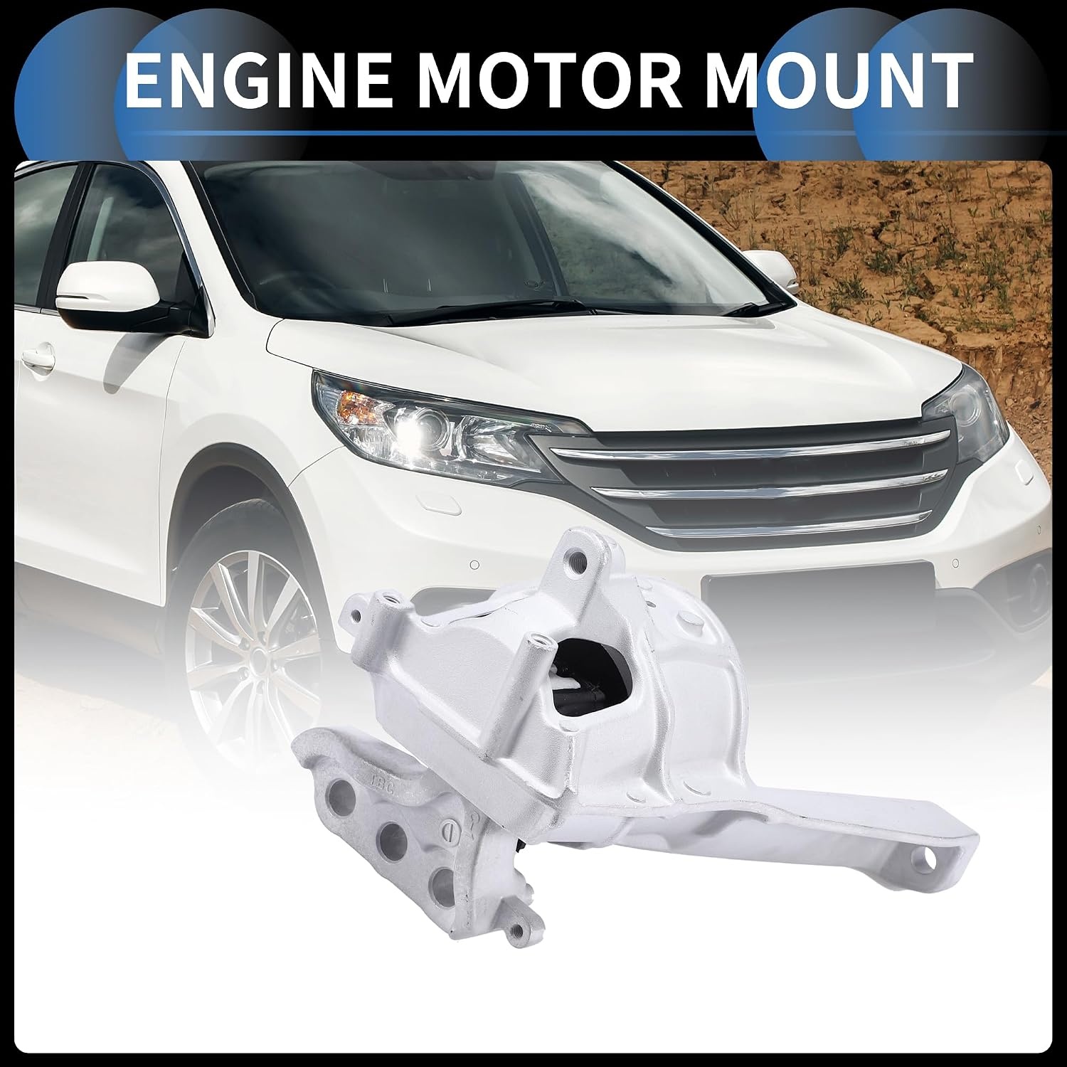 Motorsteun voor Honda Civic 1.5L 2016-2019, Zilverkleurig - 30% Korting