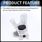 Motorsteun voor Honda Civic 1.5L 2016-2019, Zilverkleurig - 30% Korting