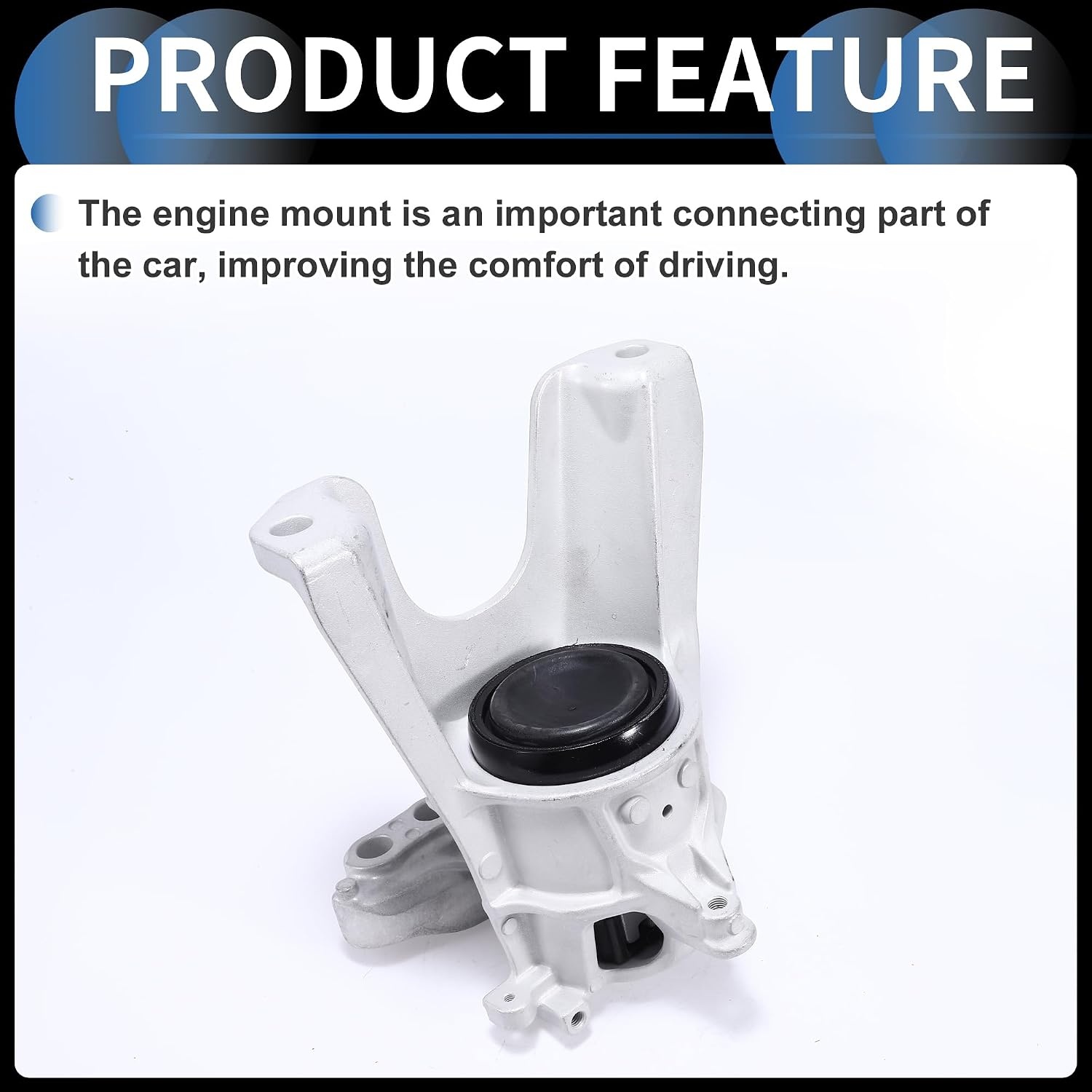 Motorsteun voor Honda Civic 1.5L 2016-2019, Zilverkleurig - 30% Korting