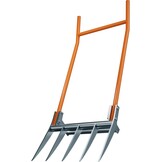 Broadfork Tuinvork 50 cm - 5 Tanden & Voetpedalen - Bodemluchtig