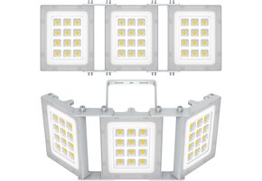 LED Schijnwerper 150W Daglichtwit 15000LM IP66 Grijs (2 stuks) - 36% Korting