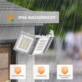 SOLLA LED Buitenlamp 150W 15000LM Daglichtwit - 2 Stuks - Grijs (29% Korting)