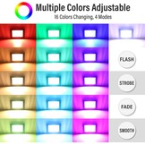 50W RGB LED Floodlight 4-Pack - Dimbaar met Afstandsbediening - 34% Korting