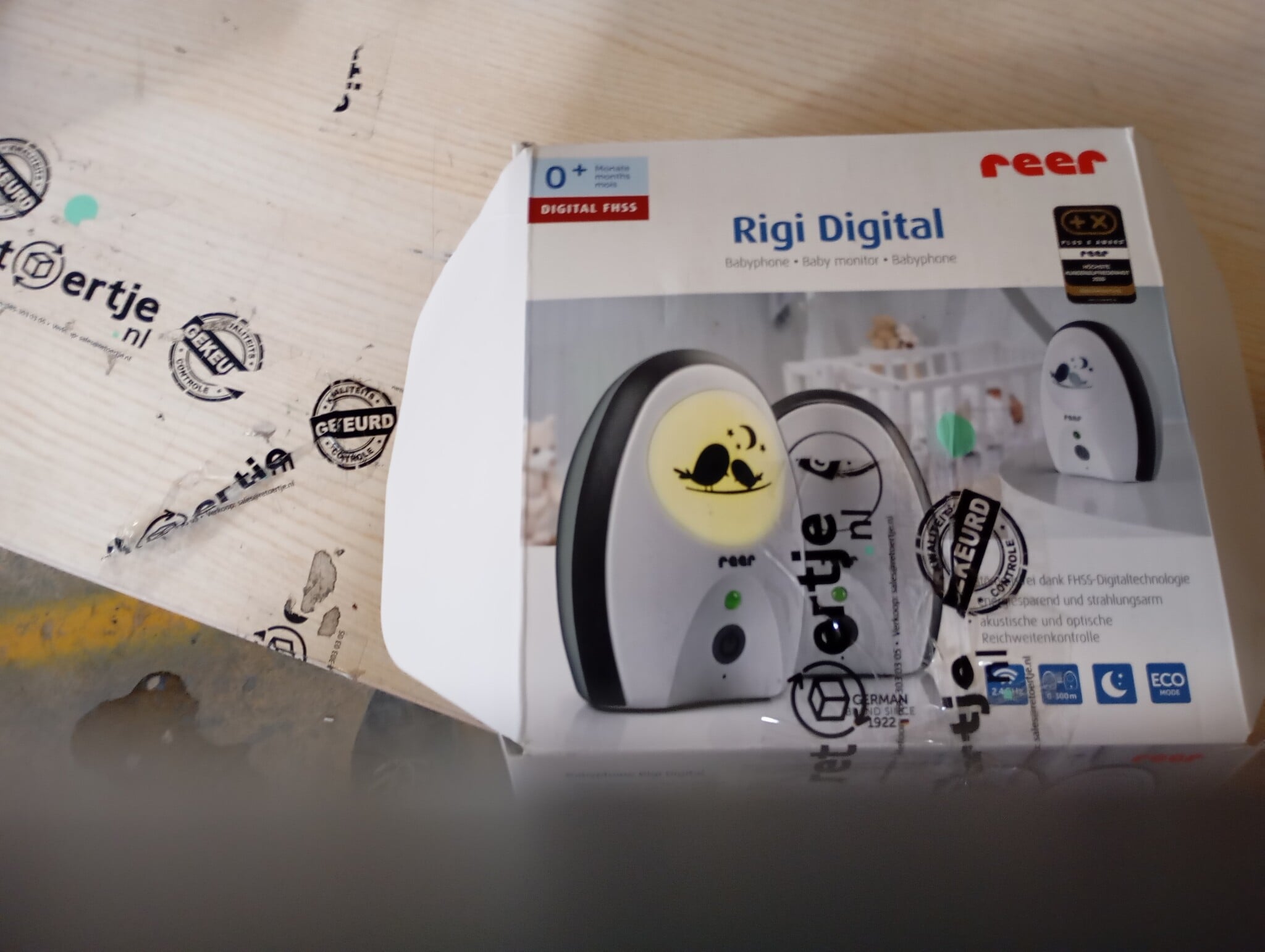 Reer Babyfoon Rigi Digitaal - Afluisterveilig & Nachtlampje (58% Korting)