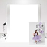 Kate Fotografie Achtergrond Wit 2x3m - 34% Korting