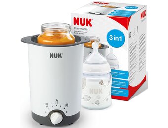 NUK Thermo 3-in-1 Flessenwarmer Wit - 33% Korting