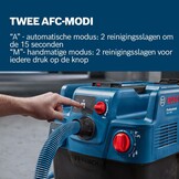 Bosch Professional alleszuiger GAS 400 A (1200 W, automatische filterreiniging (AFC), incl. hoofdfilter, slang, machine-adapter, gebogen buis, 2 afvalzakken)