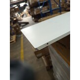vidaXL Plantenbak 82,5x82,5x78 cm massief grenenhout wit