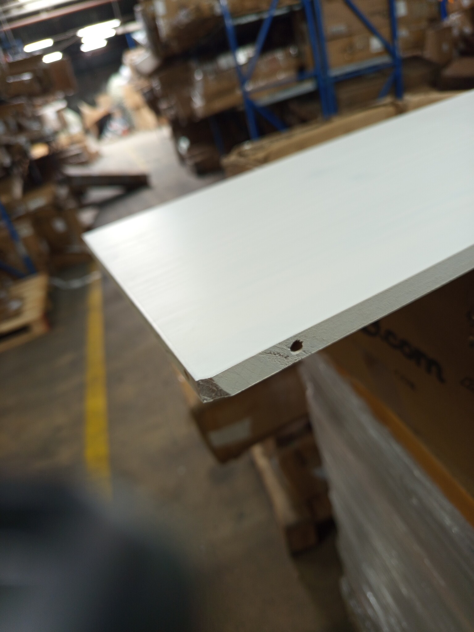 vidaXL Plantenbak 82,5x82,5x78 cm massief grenenhout wit