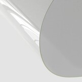 vidaXL Tafelbeschermer Ø100 cm 1,6 mm PVC transparant