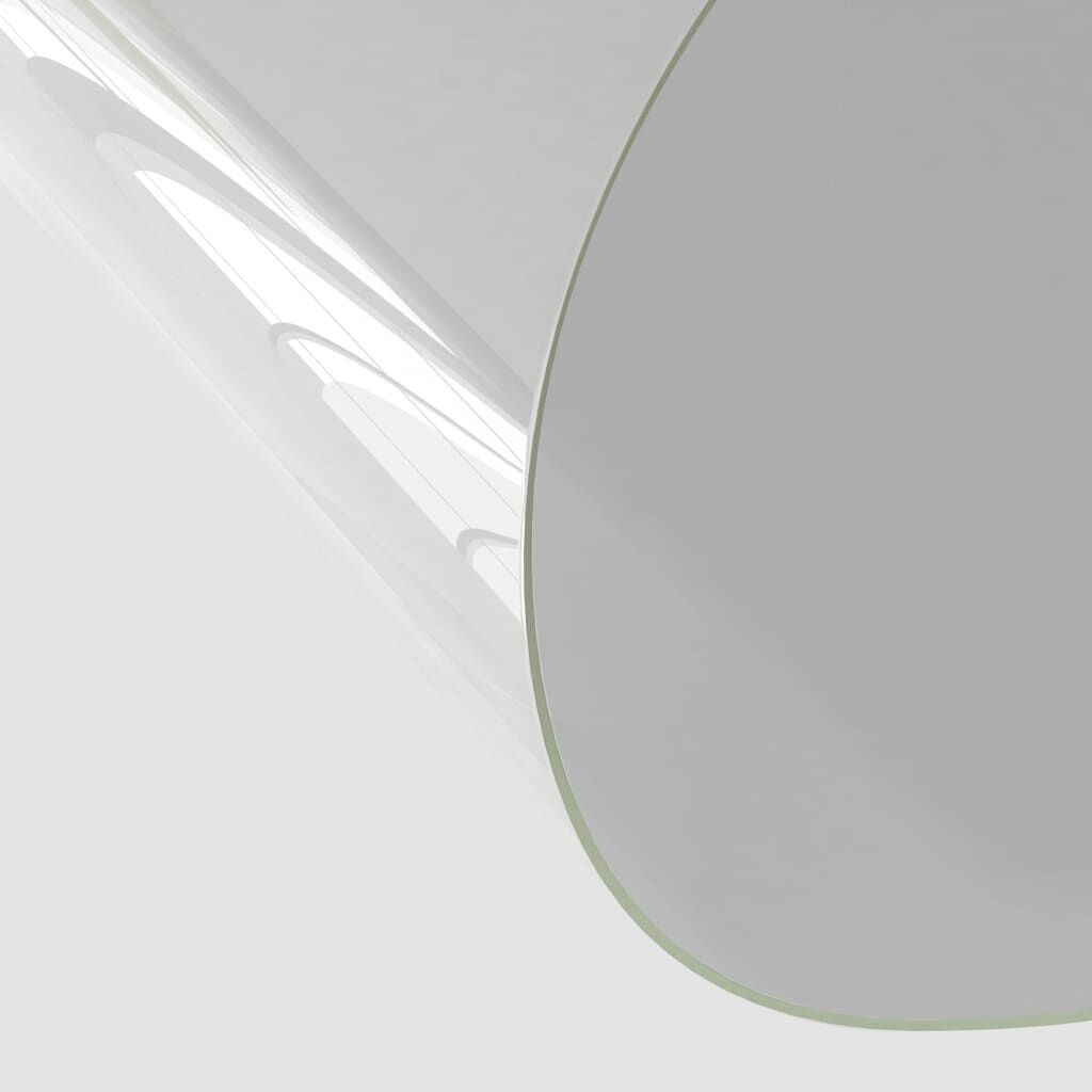 vidaXL Tafelbeschermer Ø100 cm 1,6 mm PVC transparant