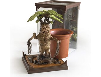 The Noble Collection - Magical Creatures Mandrake - Handgeschilderd magisch wezen #17 - Officieel gelicentieerde Harry Potter Toys verzamelfiguren van 18,5 cm (7 inch) - voor kinderen en volwassenen