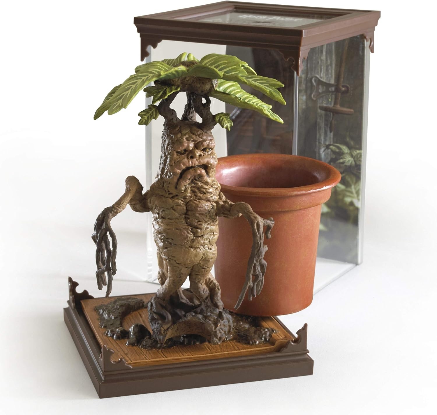 The Noble Collection - Magical Creatures Mandrake - Handgeschilderd magisch wezen #17 - Officieel gelicentieerde Harry Potter Toys verzamelfiguren van 18,5 cm (7 inch) - voor kinderen en volwassenen