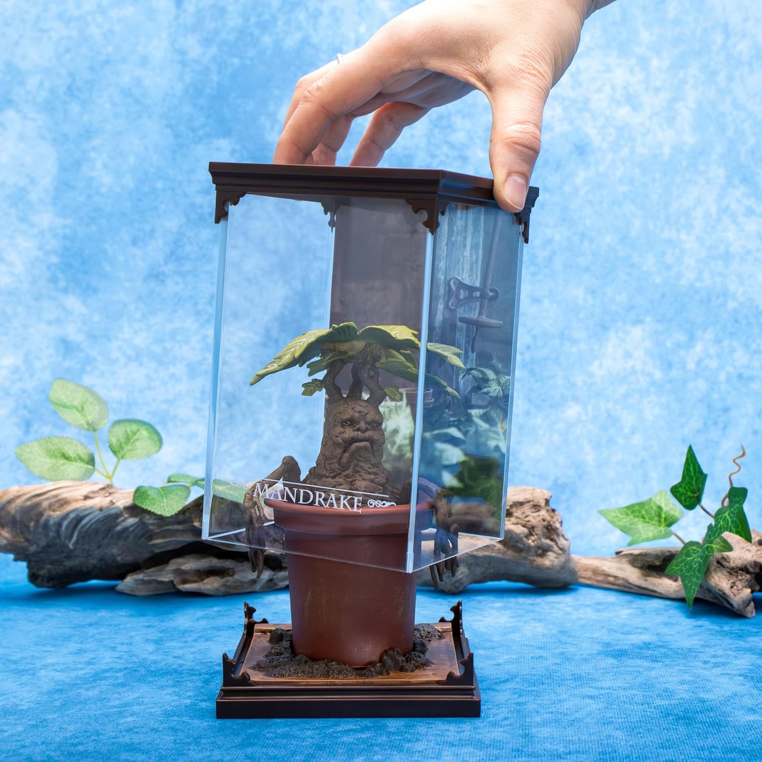 The Noble Collection - Magical Creatures Mandrake - Handgeschilderd magisch wezen #17 - Officieel gelicentieerde Harry Potter Toys verzamelfiguren van 18,5 cm (7 inch) - voor kinderen en volwassenen