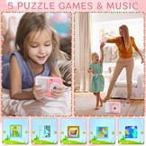 Kindercamera met Instant Print - Roze - 48MP - Inclusief 32GB SD-kaart en 10 Rollen Printpapier