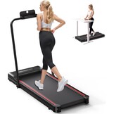 Sperax Folding Electric Treadmill, Space-Saving Treadmill with LED Display, Load Capacity 150 kg, 3 in 1 Compact Portable Walking Mat, Compact Treadmill for Home