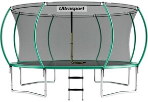 Trampoline Tuin 430 cm Groen met Veiligheidsnet - 37% Korting