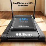 Loopband voor thuis, inklapbaar, 15% automatische helling, 1-14 km/u loopband met helling, 3 pk wandelpad met led-display, 12 trainingsprogramma's, 136 kg gebruikersgewicht