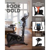 Zipro Hometrainer, rook, ergometer, fitnessbikes, magnetische fietstrainer, ergometer, fiets tot 150 kg, indoorfiets, trainingsfiets voor thuis, fietsgometer, kabelgebonden