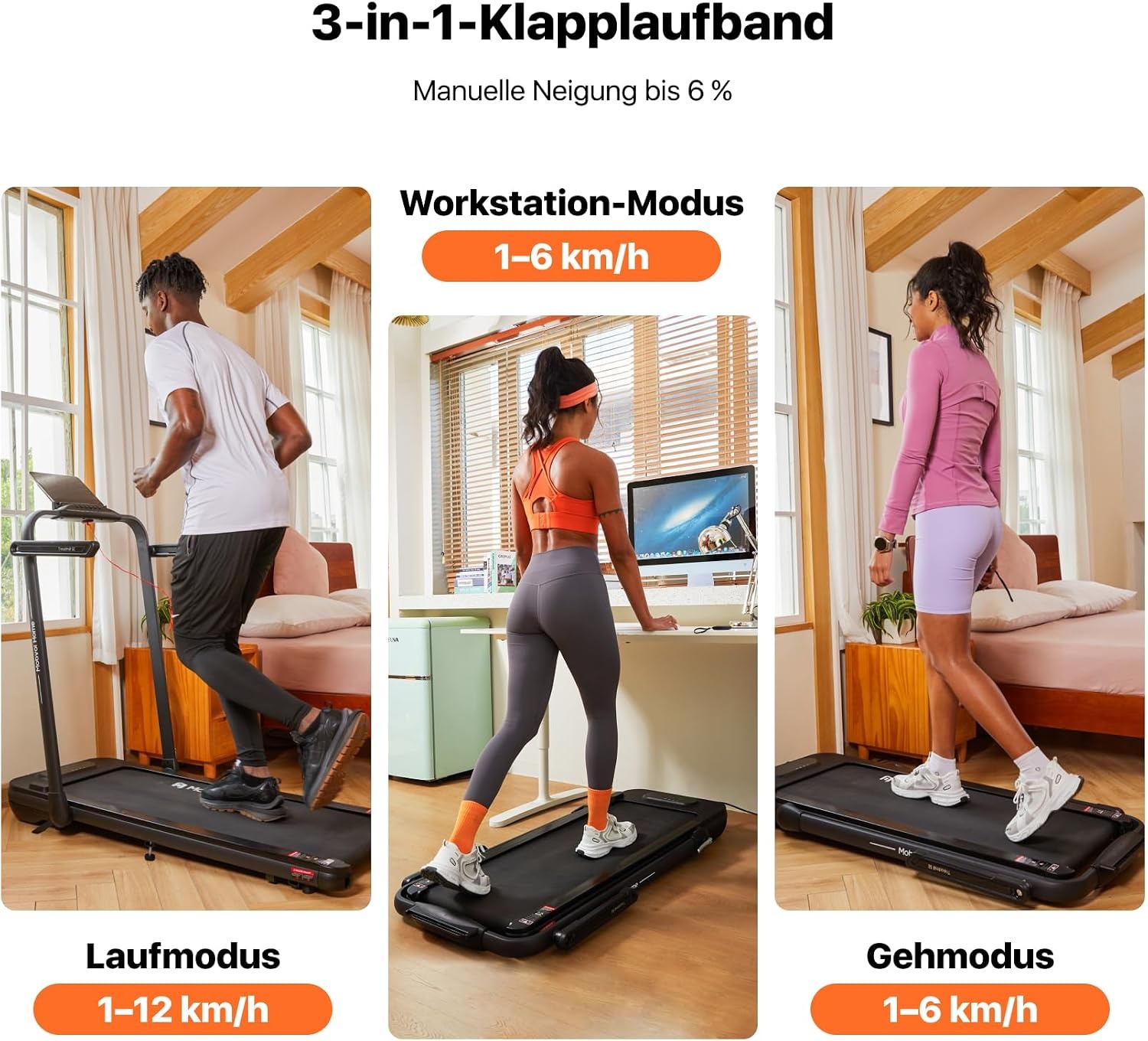 Mobvoi Home SE 3-in-1 Slimme Loopband - 40x100 cm - Zwart