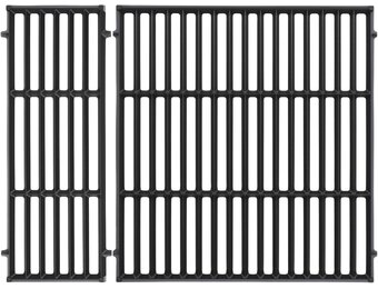 GFTIME 48 x 68.3 cm Cast Iron Grill Grate for Weber Genesis II/LX 300 Series, Genesis E/S 310 315 320 325 330 335 345 (2017+) & New Genesis 300 (2022), Grill Grate Set 660955 6680. 2 66805