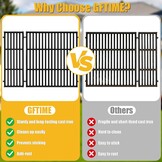 GFTIME 48 x 68.3 cm Cast Iron Grill Grate for Weber Genesis II/LX 300 Series, Genesis E/S 310 315 320 325 330 335 345 (2017+) & New Genesis 300 (2022), Grill Grate Set 660955 6680. 2 66805