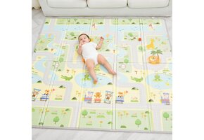 Opvouwbare Schuim Speelmat Baby 150x180x1cm - Waterdicht & Antislip - 40% Korting