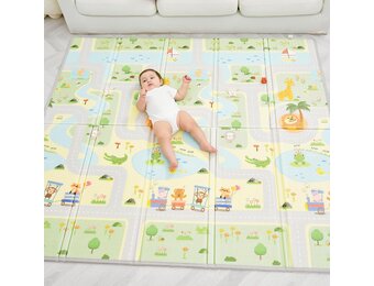 Opvouwbare Baby Speelmat 150x180cm - Waterdicht, Antislip - 33% Korting