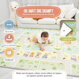 Opvouwbare Baby Speelmat 150x180cm - Waterdicht, Antislip - 33% Korting
