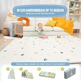 Opvouwbare Baby Speelmat 150x180cm - Waterdicht, Antislip - 33% Korting
