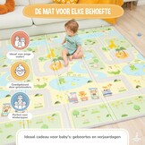 Opvouwbare Baby Speelmat 150x180cm - Waterdicht, Antislip - 33% Korting