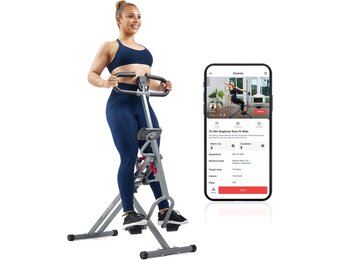 Squat Trainer met Roeifunctie | 12 Weerstandsniveaus | SunnyFit App | 30% Korting