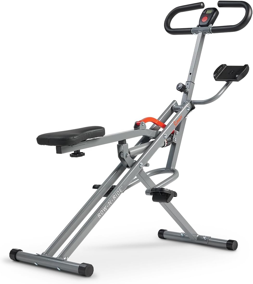 Squat Trainer met Roeifunctie | 12 Weerstandsniveaus | SunnyFit App | 30% Korting
