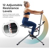 Squat Trainer met Roeifunctie | 12 Weerstandsniveaus | SunnyFit App | 30% Korting