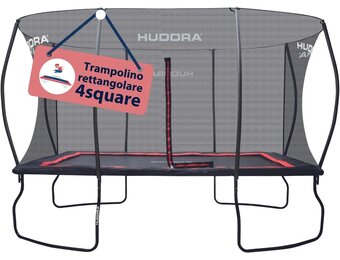 Rechthoekige Trampoline 244x366 cm Zwart - 30% Korting