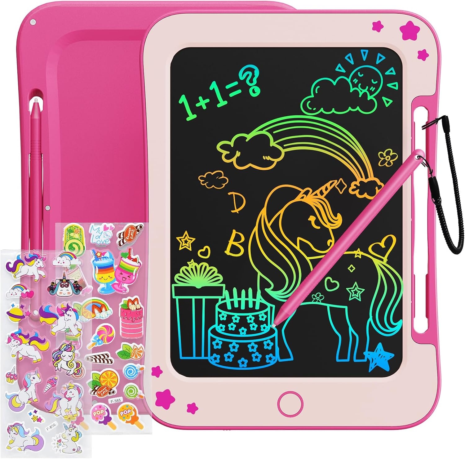 LCD Tekentablet Roze 8.5 Inch - Speelgoed voor Kinderen 3-8 Jaar (50% Korting)